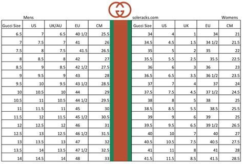 gucci junior size chart|gucci shoe size chart women's.